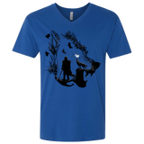 T-Shirts Royal / X-Small Lone wolf Men's Premium V-Neck