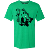 T-Shirts Envy / Small Lone wolf Men's Triblend T-Shirt