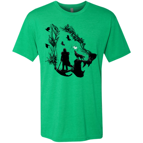 T-Shirts Envy / Small Lone wolf Men's Triblend T-Shirt