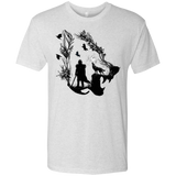 T-Shirts Heather White / Small Lone wolf Men's Triblend T-Shirt