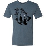 T-Shirts Indigo / Small Lone wolf Men's Triblend T-Shirt