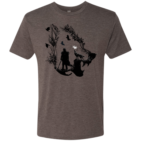 T-Shirts Macchiato / Small Lone wolf Men's Triblend T-Shirt