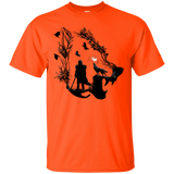 T-Shirts Orange / Small Lone wolf T-Shirt