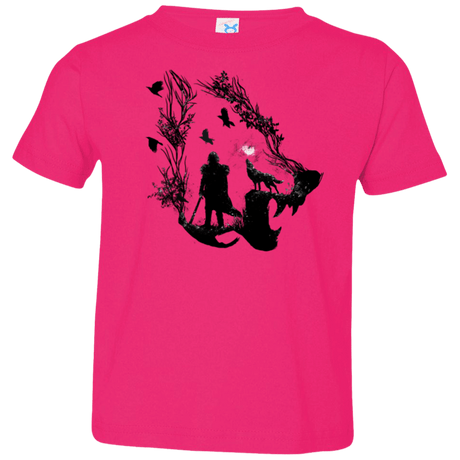 T-Shirts Hot Pink / 2T Lone wolf Toddler Premium T-Shirt
