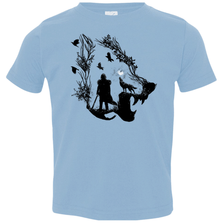 T-Shirts Light Blue / 2T Lone wolf Toddler Premium T-Shirt
