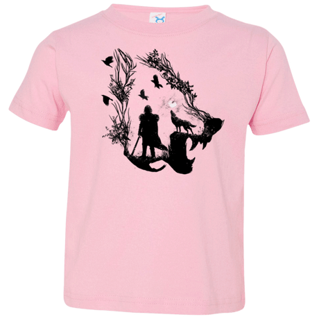 T-Shirts Pink / 2T Lone wolf Toddler Premium T-Shirt