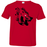 T-Shirts Red / 2T Lone wolf Toddler Premium T-Shirt