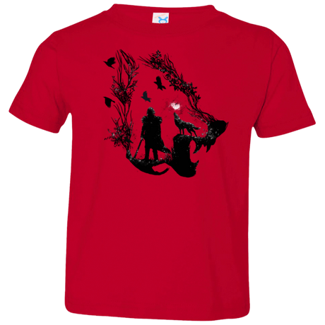T-Shirts Red / 2T Lone wolf Toddler Premium T-Shirt
