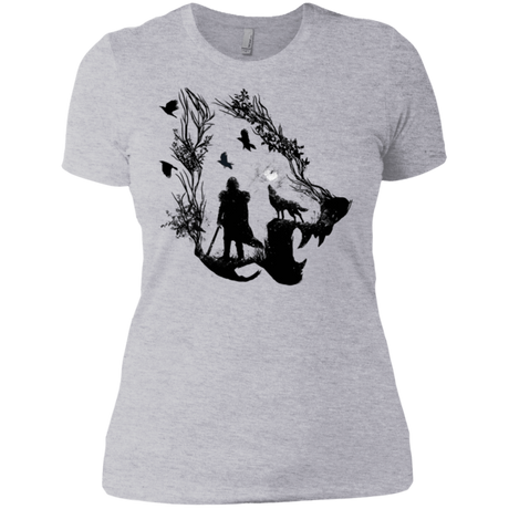 T-Shirts Heather Grey / X-Small Lone wolf Women's Premium T-Shirt