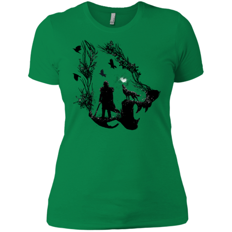 T-Shirts Kelly Green / X-Small Lone wolf Women's Premium T-Shirt
