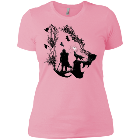 T-Shirts Light Pink / X-Small Lone wolf Women's Premium T-Shirt