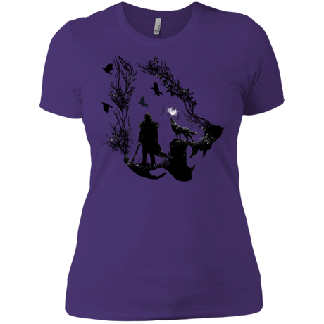 T-Shirts Purple / X-Small Lone wolf Women's Premium T-Shirt