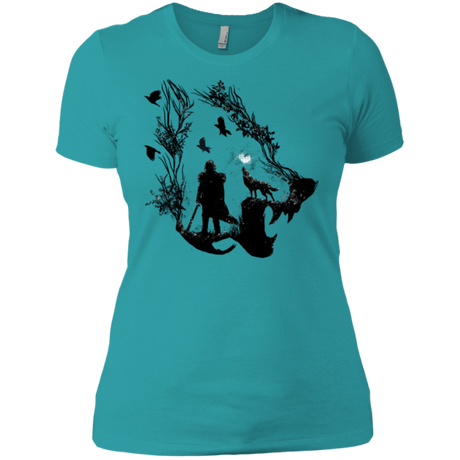 T-Shirts Tahiti Blue / X-Small Lone wolf Women's Premium T-Shirt