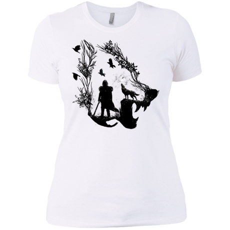 T-Shirts White / X-Small Lone wolf Women's Premium T-Shirt