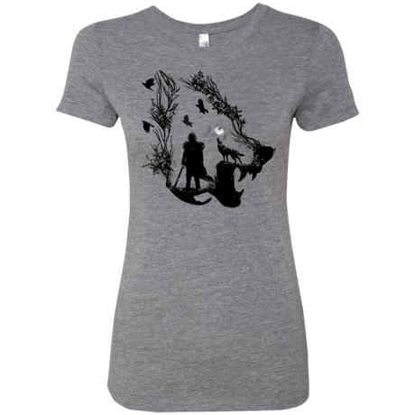 T-Shirts Premium Heather / Small Lone wolf Women's Triblend T-Shirt