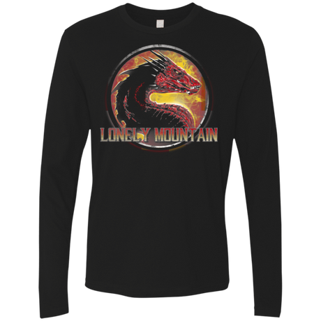 T-Shirts Black / Small Lonely Mountain Men's Premium Long Sleeve