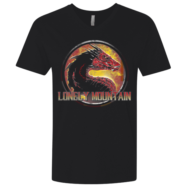 T-Shirts Black / X-Small Lonely Mountain Men's Premium V-Neck