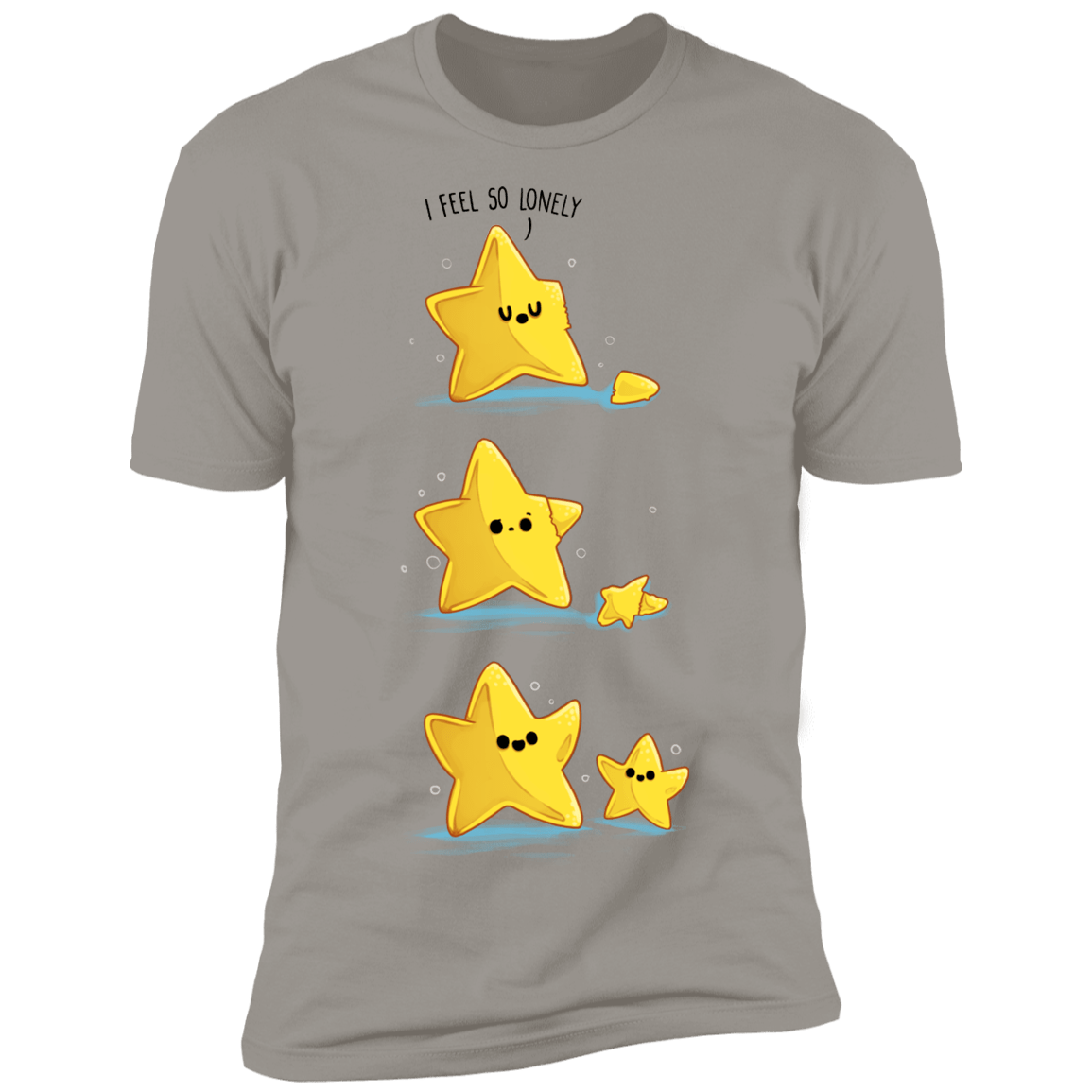 T-Shirts Light Grey / S Lonely Star Men's Premium T-Shirt