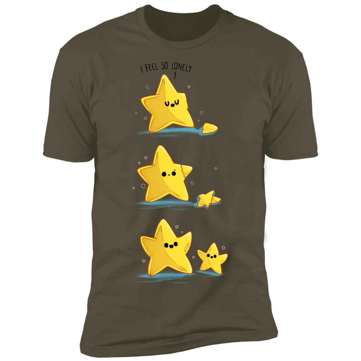 T-Shirts Military Green / S Lonely Star Men's Premium T-Shirt