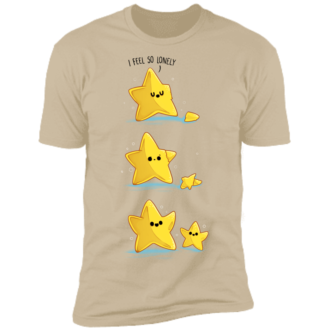 T-Shirts Sand / S Lonely Star Men's Premium T-Shirt