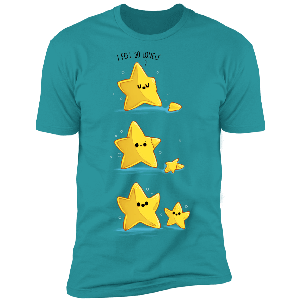 T-Shirts Tahiti Blue / S Lonely Star Men's Premium T-Shirt