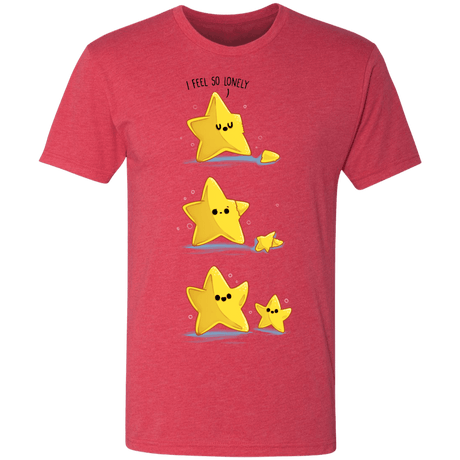 T-Shirts Vintage Red / S Lonely Star Men's Triblend T-Shirt