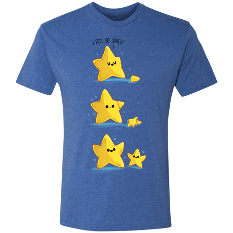 T-Shirts Vintage Royal / S Lonely Star Men's Triblend T-Shirt