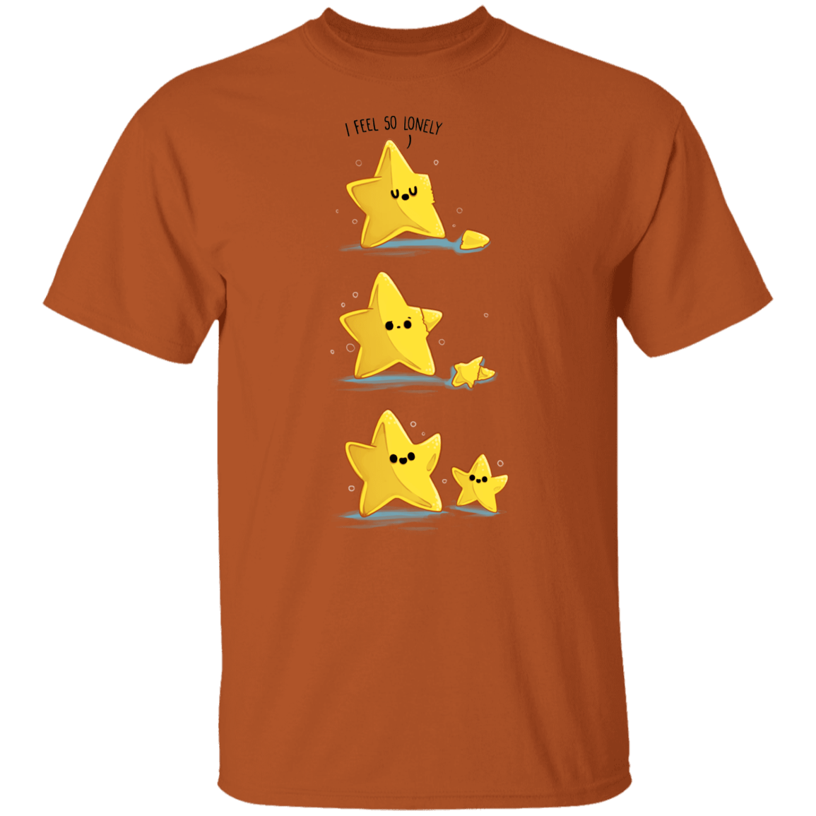 T-Shirts Texas Orange / S Lonely Star T-Shirt