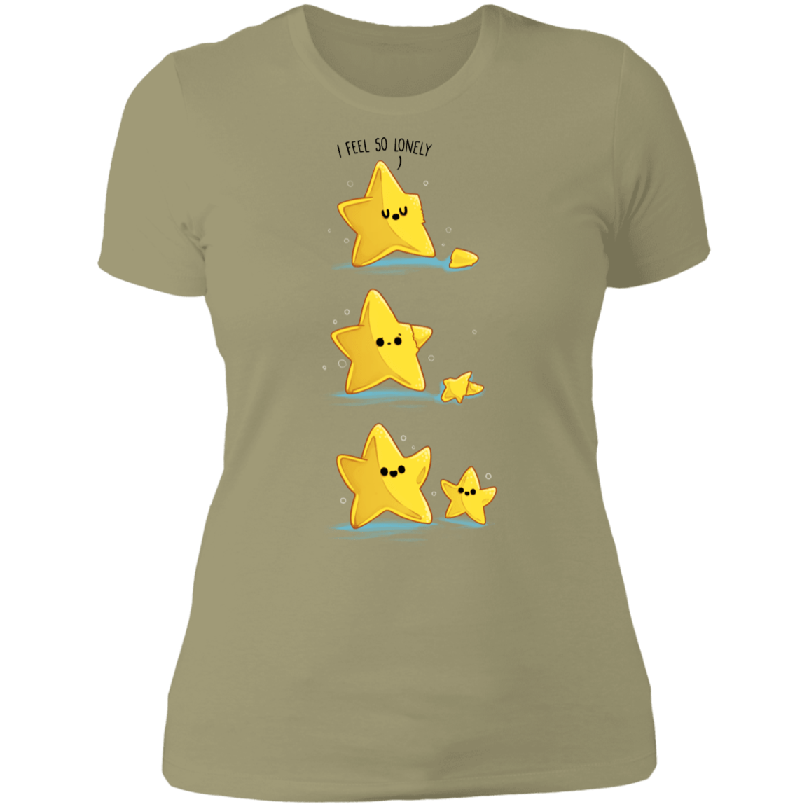 T-Shirts Light Olive / S Lonely Star Women's Premium T-Shirt