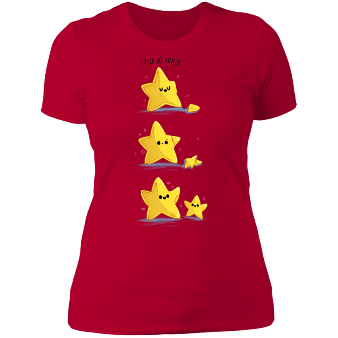 T-Shirts Red / S Lonely Star Women's Premium T-Shirt
