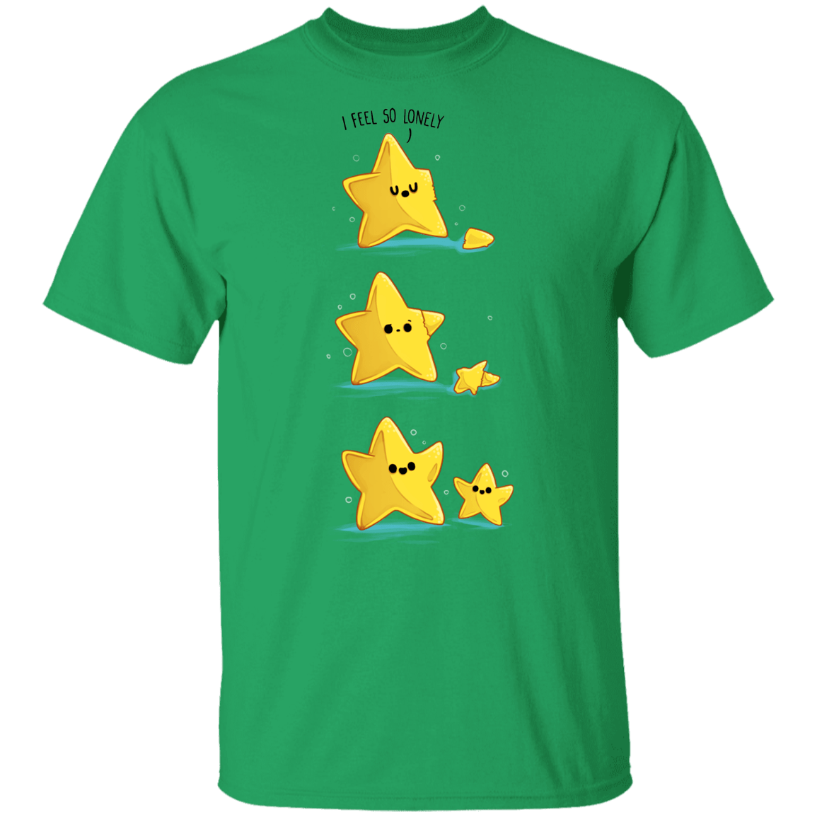 T-Shirts Irish Green / YXS Lonely Star Youth T-Shirt
