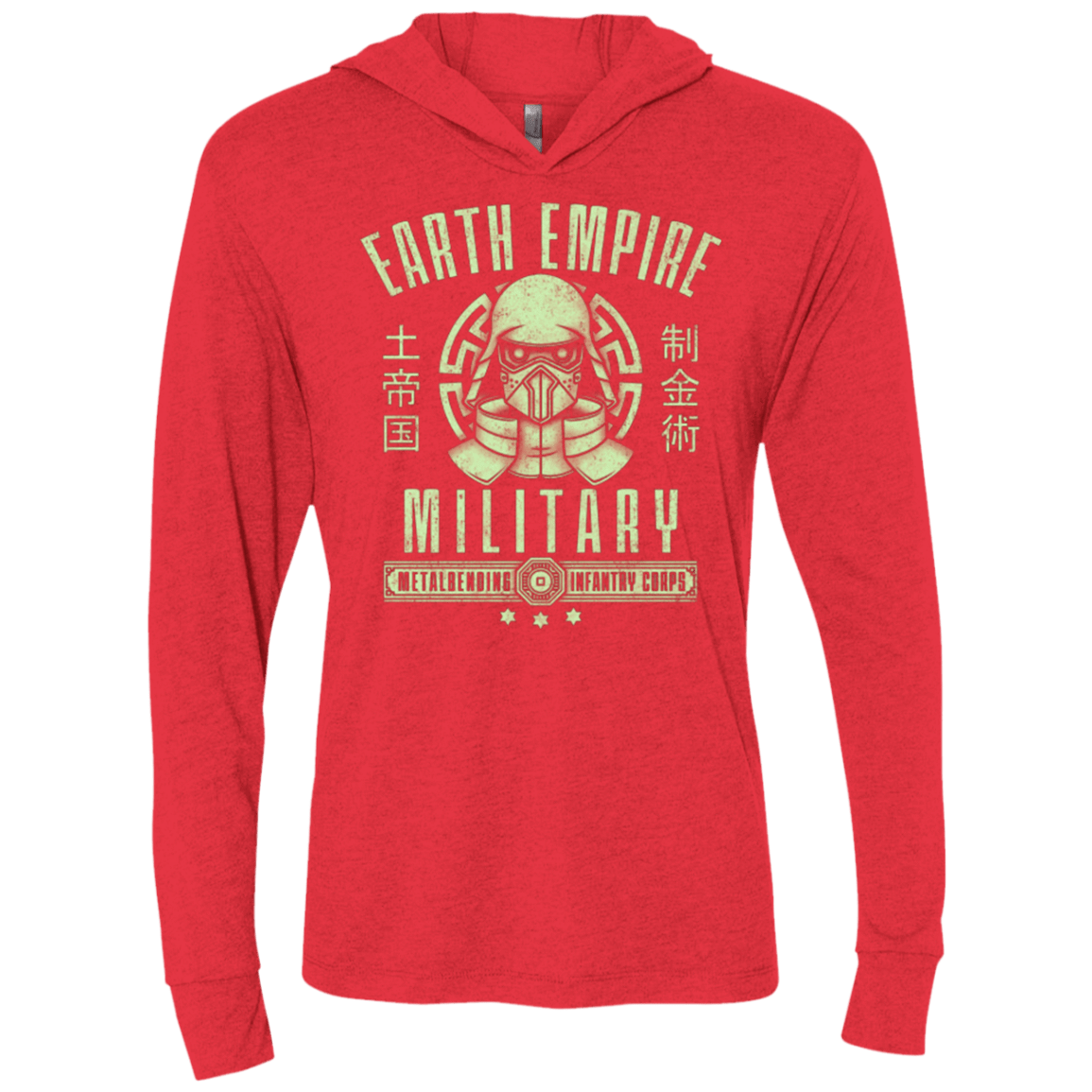 T-Shirts Vintage Red / X-Small Long Live Kuvira Triblend Long Sleeve Hoodie Tee
