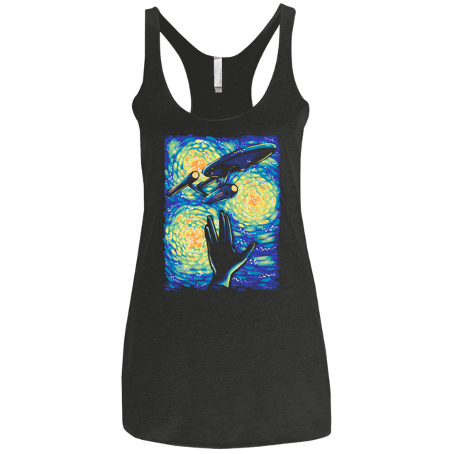 T-Shirts Vintage Black / X-Small Longue Vie Et Prospérité Women's Triblend Racerback Tank