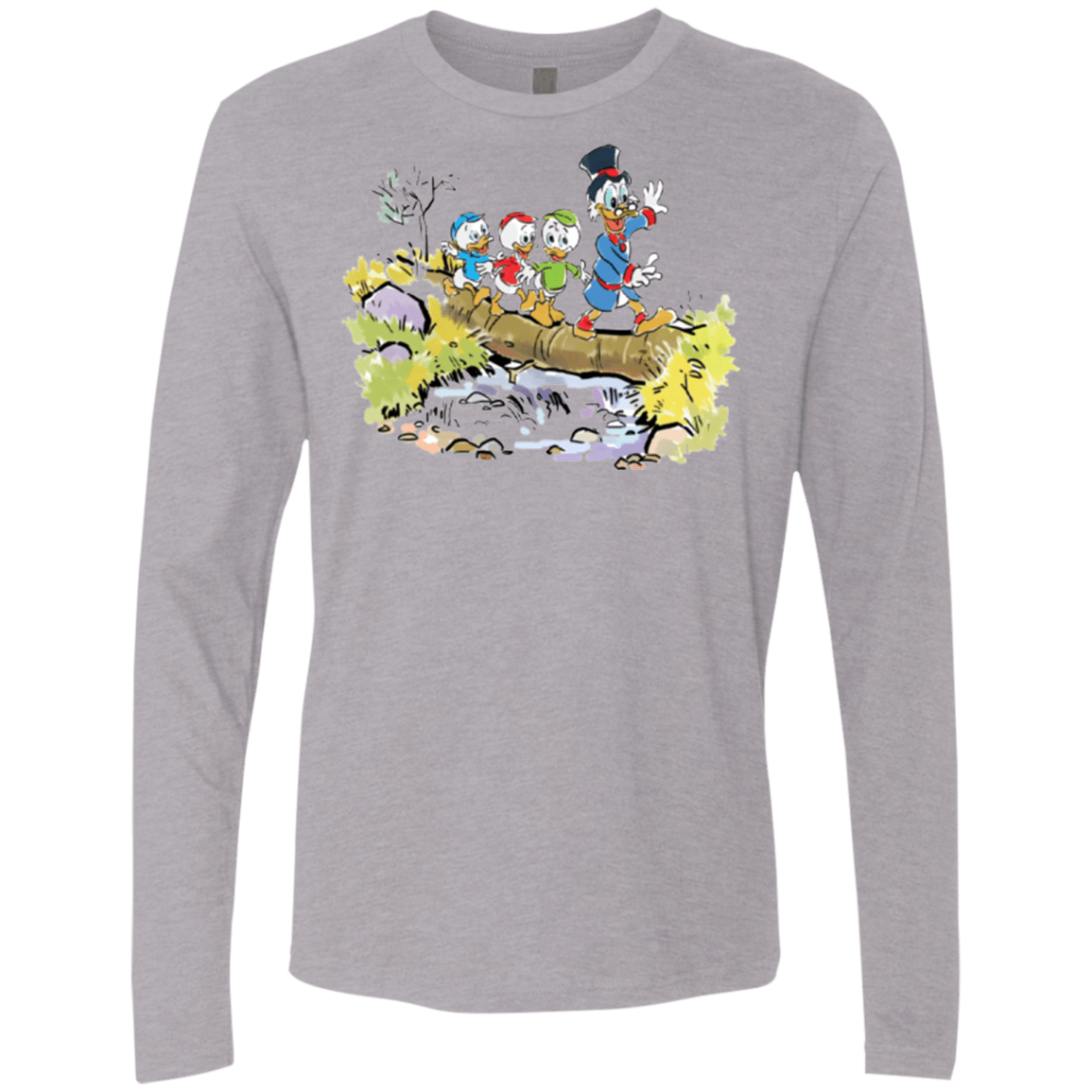 T-Shirts Heather Grey / Small Looking for Adventure Men's Premium Long Sleeve