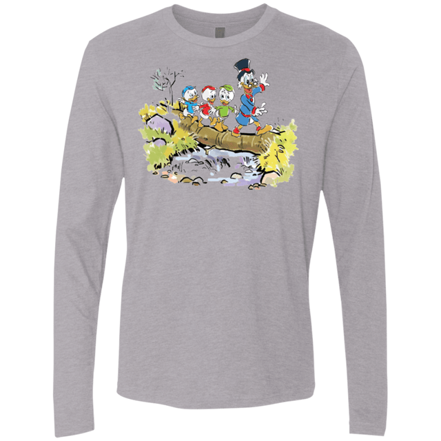 T-Shirts Heather Grey / Small Looking for Adventure Men's Premium Long Sleeve