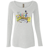 T-Shirts Heather White / Small Looking for Adventure Women's Triblend Long Sleeve Shirt