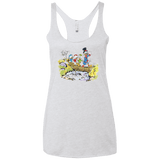 T-Shirts Heather White / X-Small Looking for Adventure Women's Triblend Racerback Tank