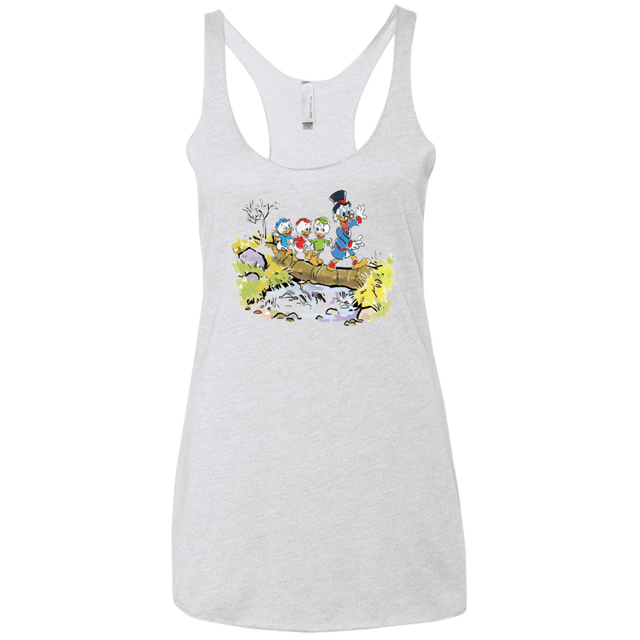 T-Shirts Heather White / X-Small Looking for Adventure Women's Triblend Racerback Tank