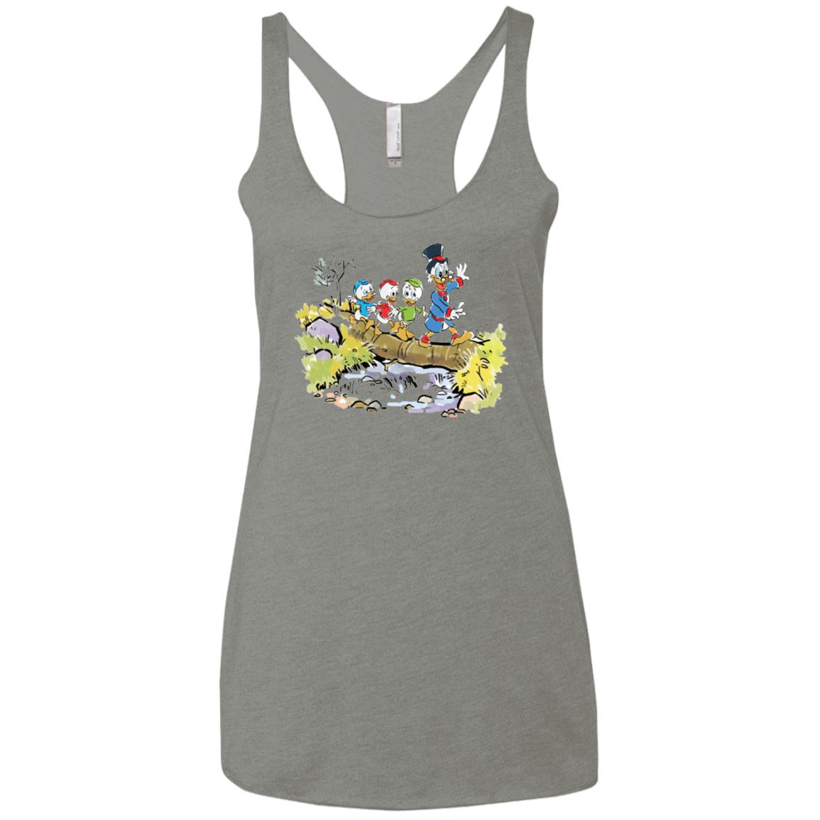 T-Shirts Venetian Grey / X-Small Looking for Adventure Women's Triblend Racerback Tank