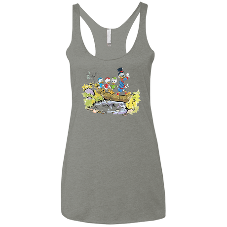 T-Shirts Venetian Grey / X-Small Looking for Adventure Women's Triblend Racerback Tank