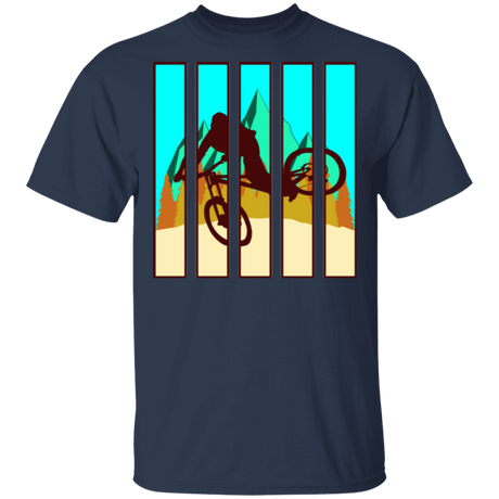 T-Shirts Navy / S Looking Glass Mountain Bike T-Shirt