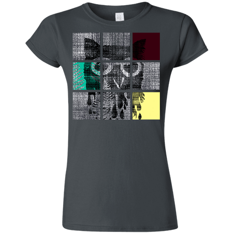 T-Shirts Charcoal / S Looking Glass Owl Junior Slimmer-Fit T-Shirt