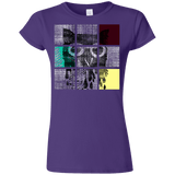 T-Shirts Purple / S Looking Glass Owl Junior Slimmer-Fit T-Shirt