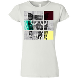 T-Shirts White / S Looking Glass Owl Junior Slimmer-Fit T-Shirt