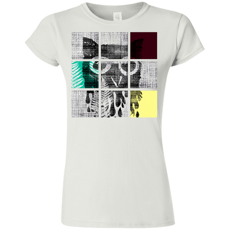 T-Shirts White / S Looking Glass Owl Junior Slimmer-Fit T-Shirt