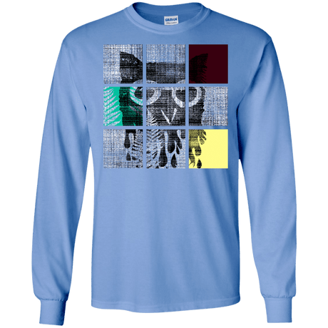 T-Shirts Carolina Blue / S Looking Glass Owl Men's Long Sleeve T-Shirt