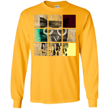 T-Shirts Gold / S Looking Glass Owl Men's Long Sleeve T-Shirt