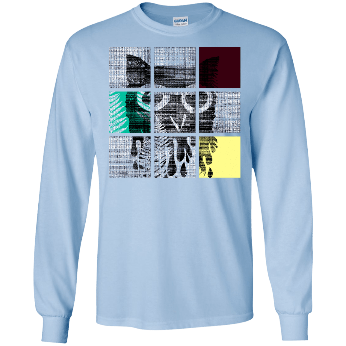 T-Shirts Light Blue / S Looking Glass Owl Men's Long Sleeve T-Shirt