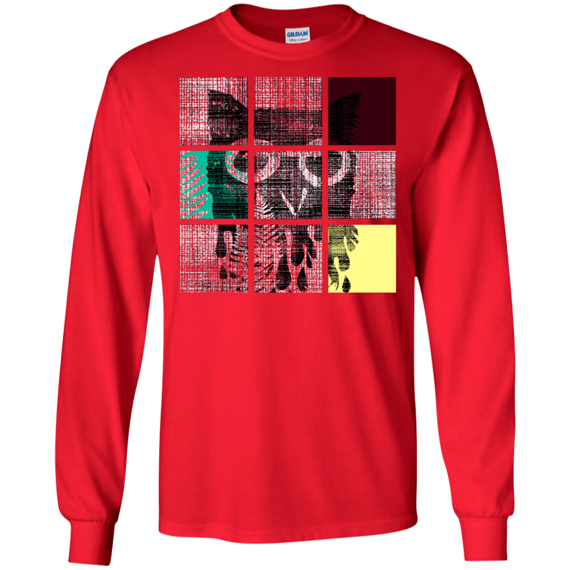 T-Shirts Red / S Looking Glass Owl Men's Long Sleeve T-Shirt