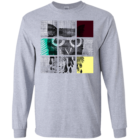 T-Shirts Sport Grey / S Looking Glass Owl Men's Long Sleeve T-Shirt